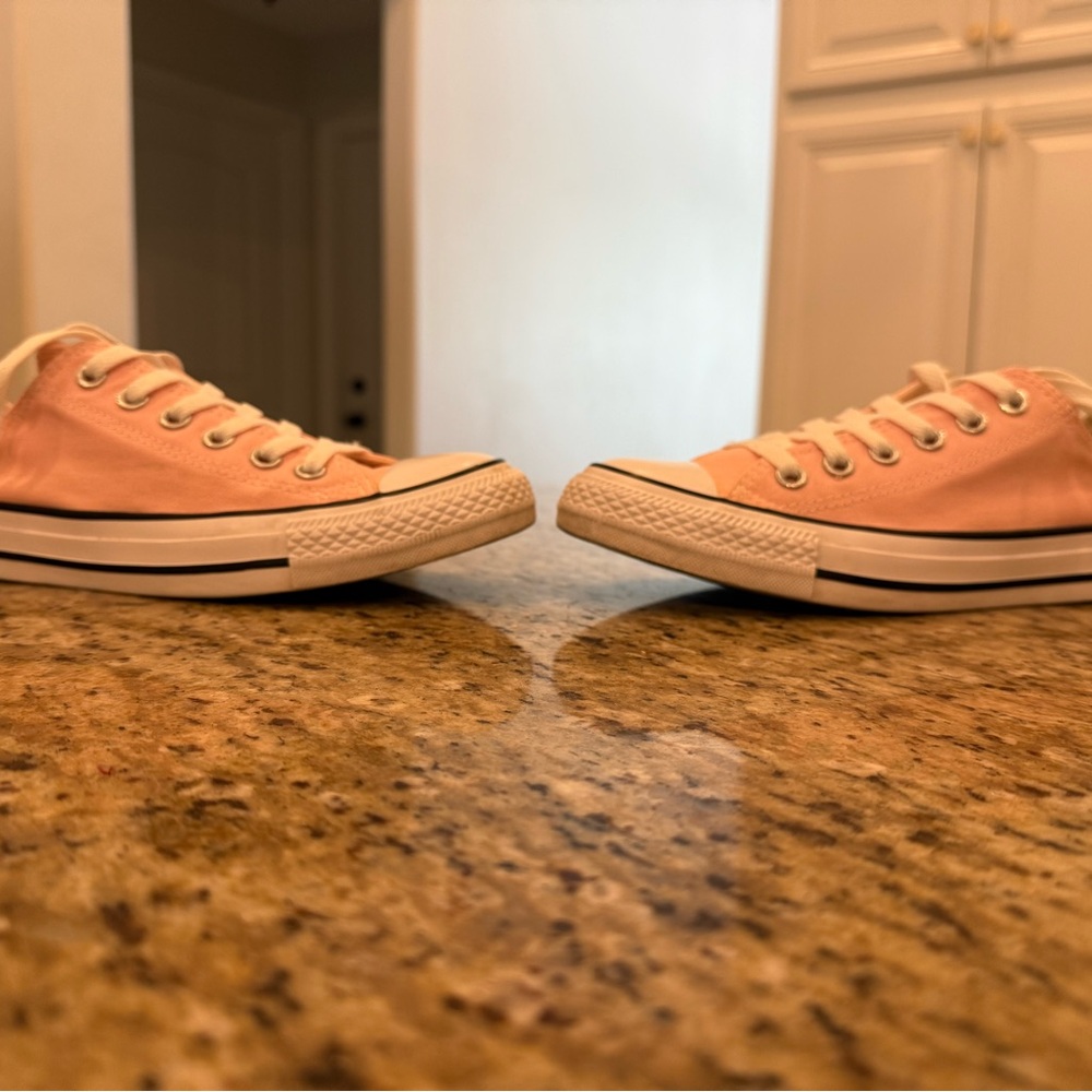 Converse Light Pink Low-Top Sneakers - Picture 4 of 6